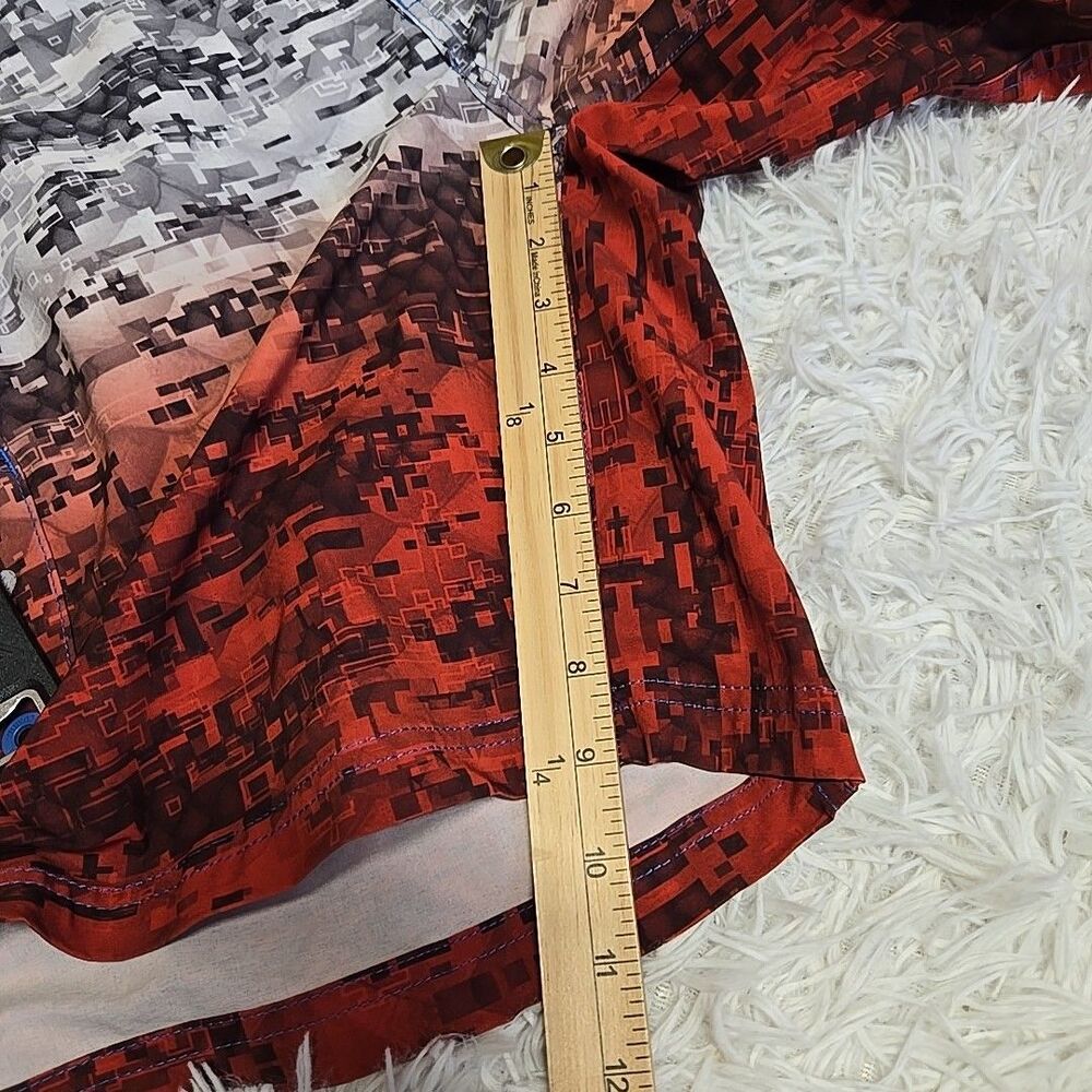 Columbia Swim Shorts Mens Size 40 Red White Blue PFG Bottle Opener Pockets - Picture 11 of 11